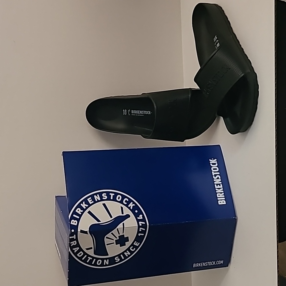 Birkenstock Barbados Eva Unisex Slides (Size 40) Black